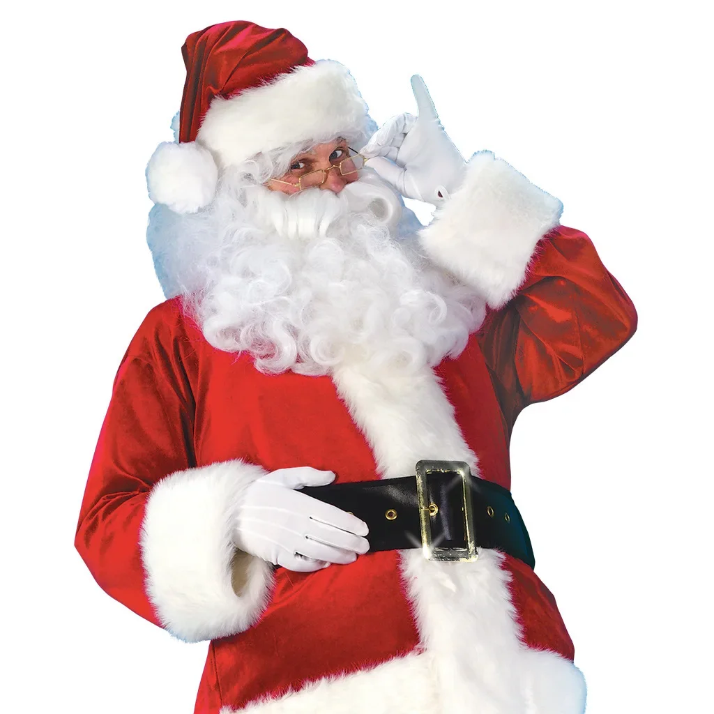 Santa Claus Costume Santa Claus Clothes Fancy Dress In Christmas Men Adult Christmas Cosplay Costume Santa Claus Costume Cosplay