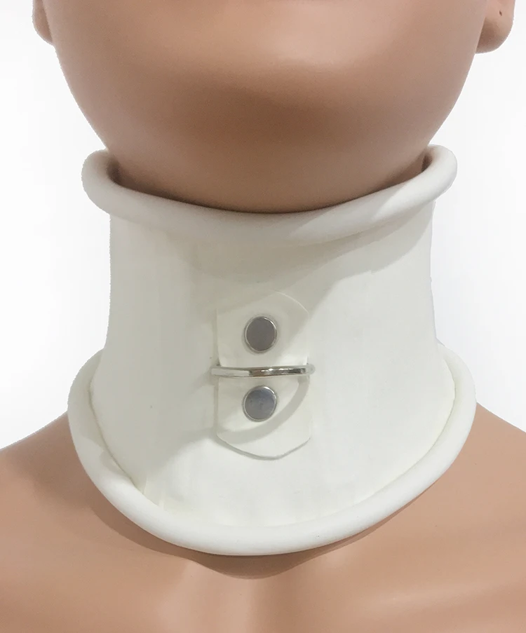 Sexy-White-Thicker-Latex-Neck-Corset-Collar-Edge-Fetish-Stell-Boned