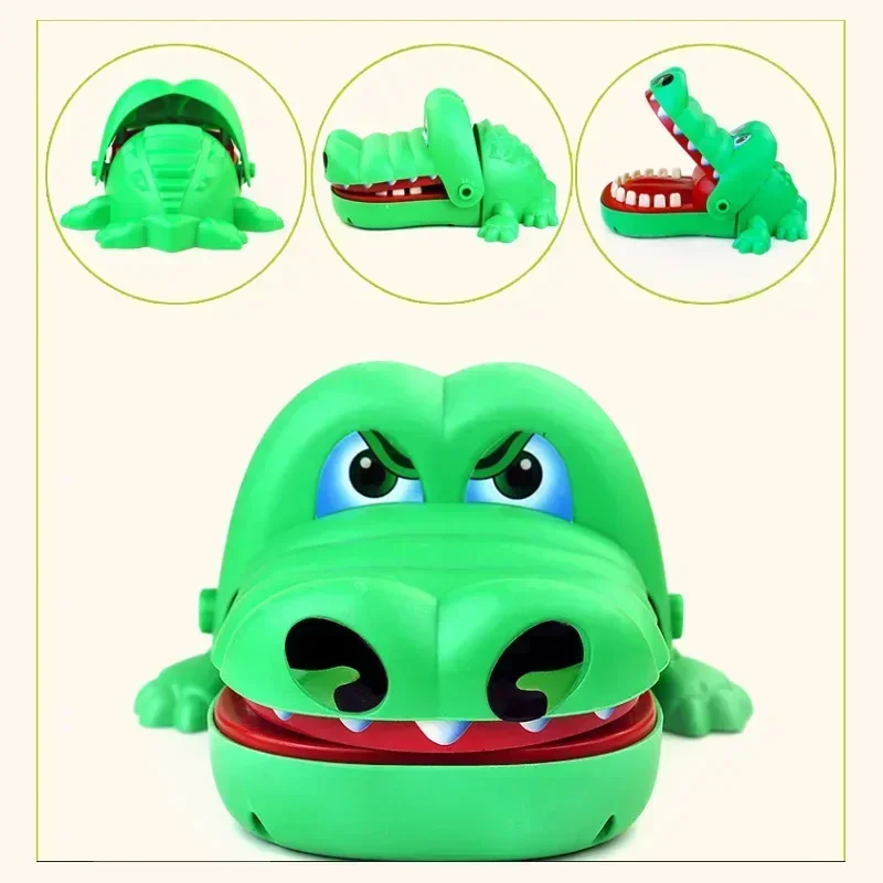 Simulation Crocodile Shark Bite Finger Decompression Toys Thrilling Trick Toys for Kids fidget toys stress relief toys crocodile toys prank toys joke toys shocking toy childrens toys