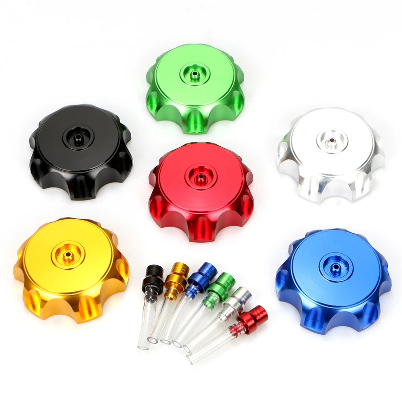 

1pc 6 Colour Motorcycle Universal CNC Aluminum Gas Fuel Tank Cap with Breather Vent for ATV Dirt Pit Bike Off-road Motorcycle