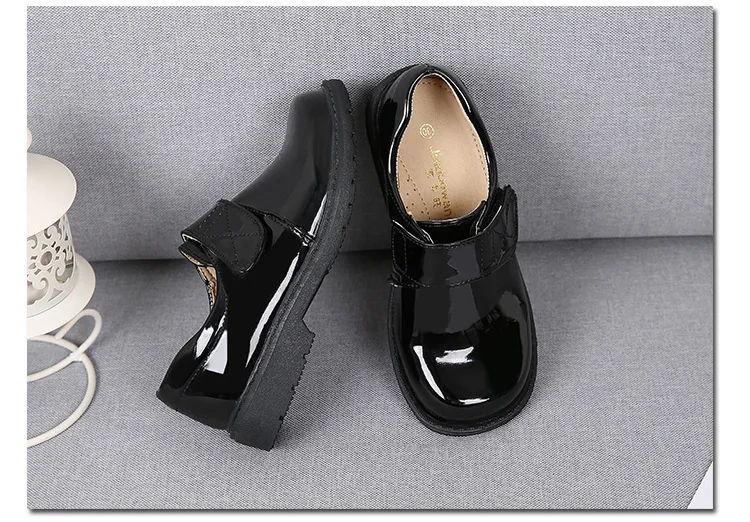 girls leather shoes Boys Student Leather Shoes For Big Kids Formal Shoes Wedding Show Stage British Style Children's Shoes children's shoes for sale