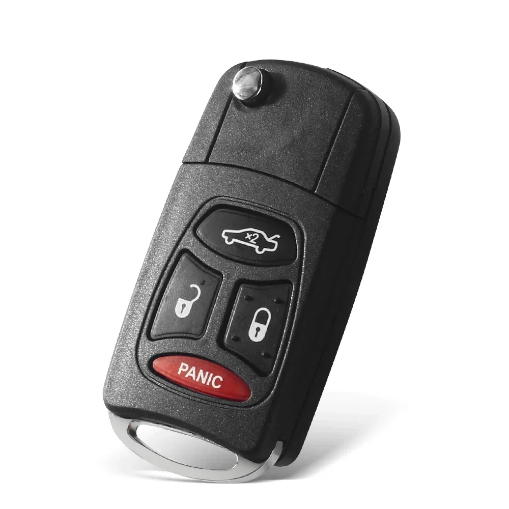 KEYYOU 3 Button Modified Flip Folding Remote Key Shell For Chrysler For Jeep Dodge Ram 1500 Caliber Nitro Ram 2500 3500