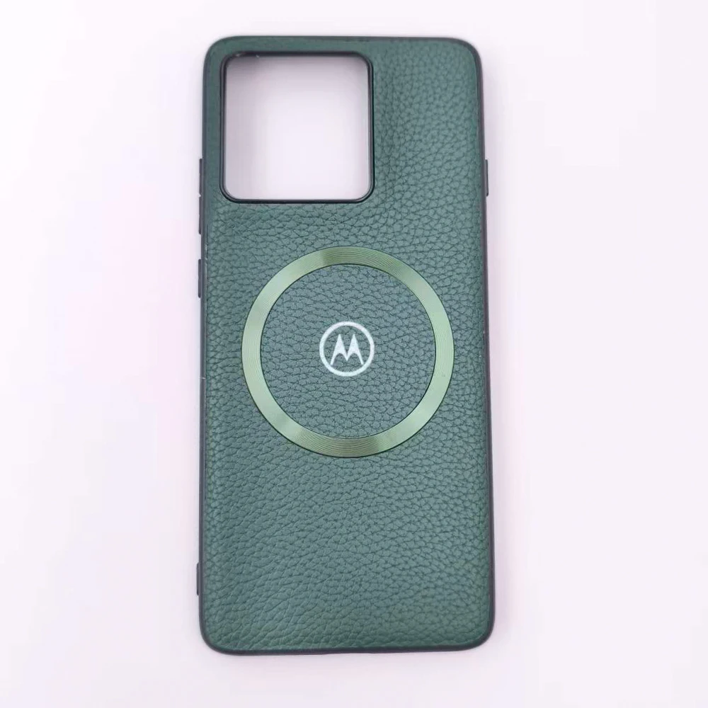 Magnetic Wireless Charging Litchi Texture Shockproof Case