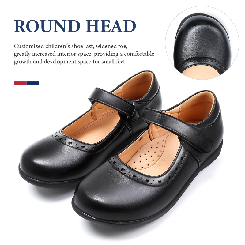 Chaussures Ballerine Fille PPXID - Mary Janes Princesse Pour École, Mariage - Semelle Antidérapante