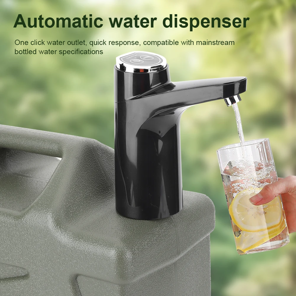11L Portable Water Dispenser Water Pumping Device for Camping Water Tank Dispenser One Key Switch Wireless Electric Water Pump