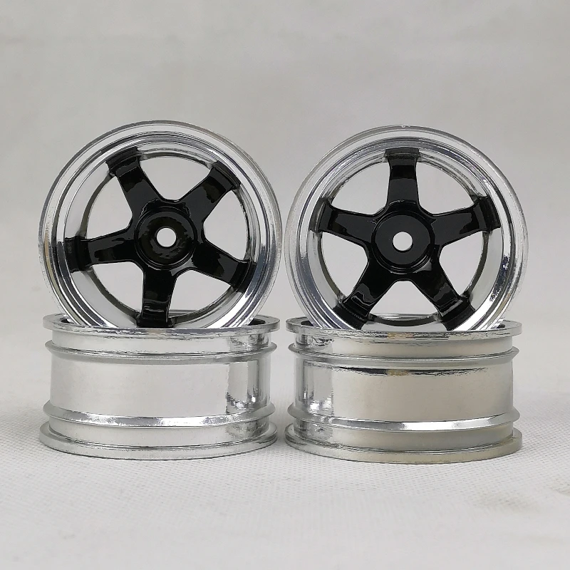 4 Pezzi 3/6/9Mm Offset Rc Car 1/10 Scale Ruote In Plastica Cerchi Drift On Road Touring Racing Model Hobby