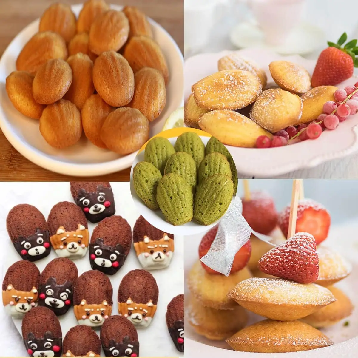 Shell Madeleine Cake Mold Silicone Baking Tool for DIY Cakes, Cookies, Chocolates, and ... - SKU SMCM1755 - UGI Packaging