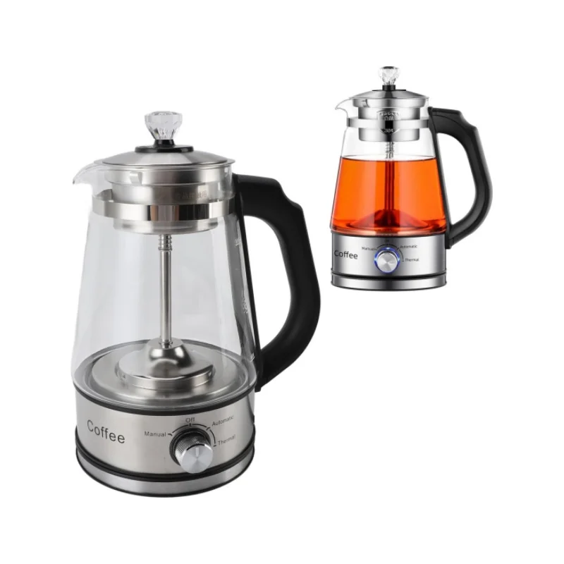 Electric Coffee Maker 600W Electric Teapot Kettle with Detachable Infuser Household Tea Maker for Making Tea and Coffee