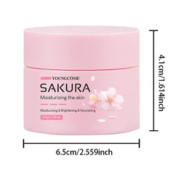 Sakura Blossom Intense Hydration Facial Cream - Revitalizing Moisturizer (60G)