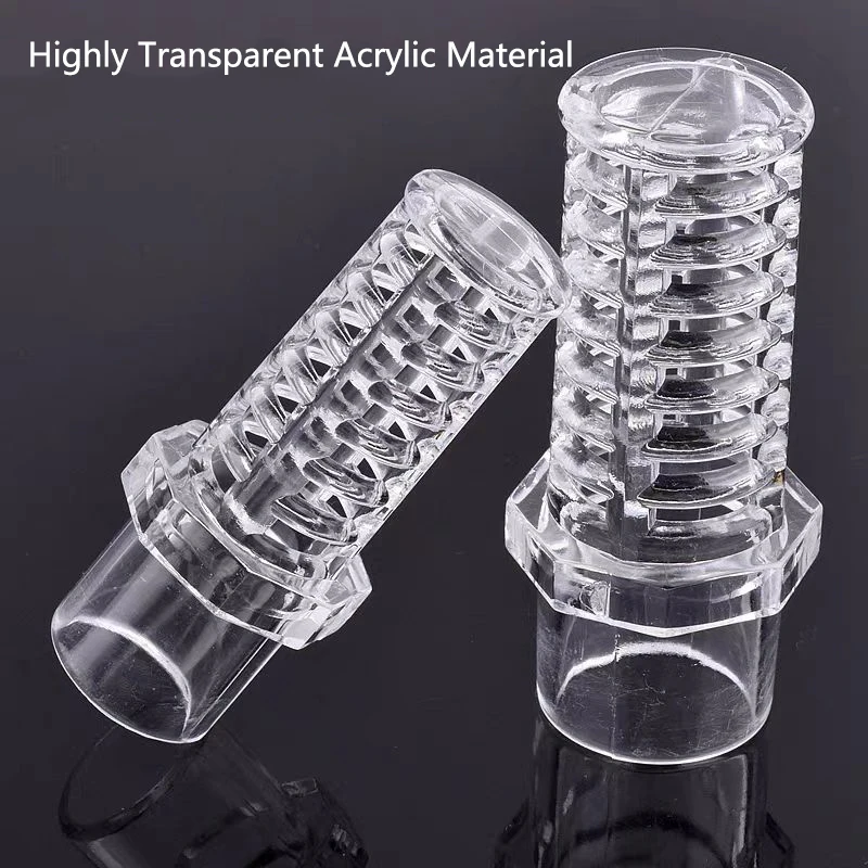 1/2/5Pcs Transparent Acrylic Pervious Flower Basket Mesh Cover 20/25mm Aquarium Fish Tank Water Inlet Fence Water Pump Filter