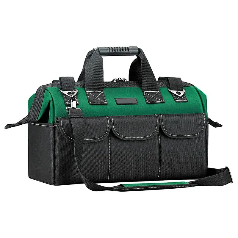 

Upgrade Tool Bag Electrician Bag 1680D Oxford Waterproof Wear-Resistant Multi-Function Tool Storage Toolkit