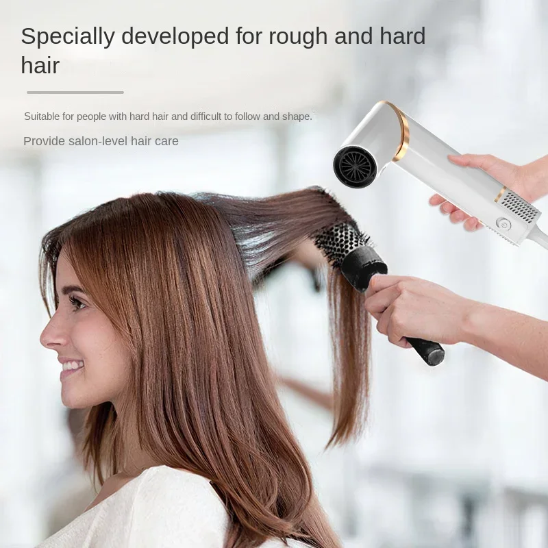 Folding hair dryer, negative ion curling iron, all-in-one hot air comb set, multi-functional hair dryer comb. hair brush 3