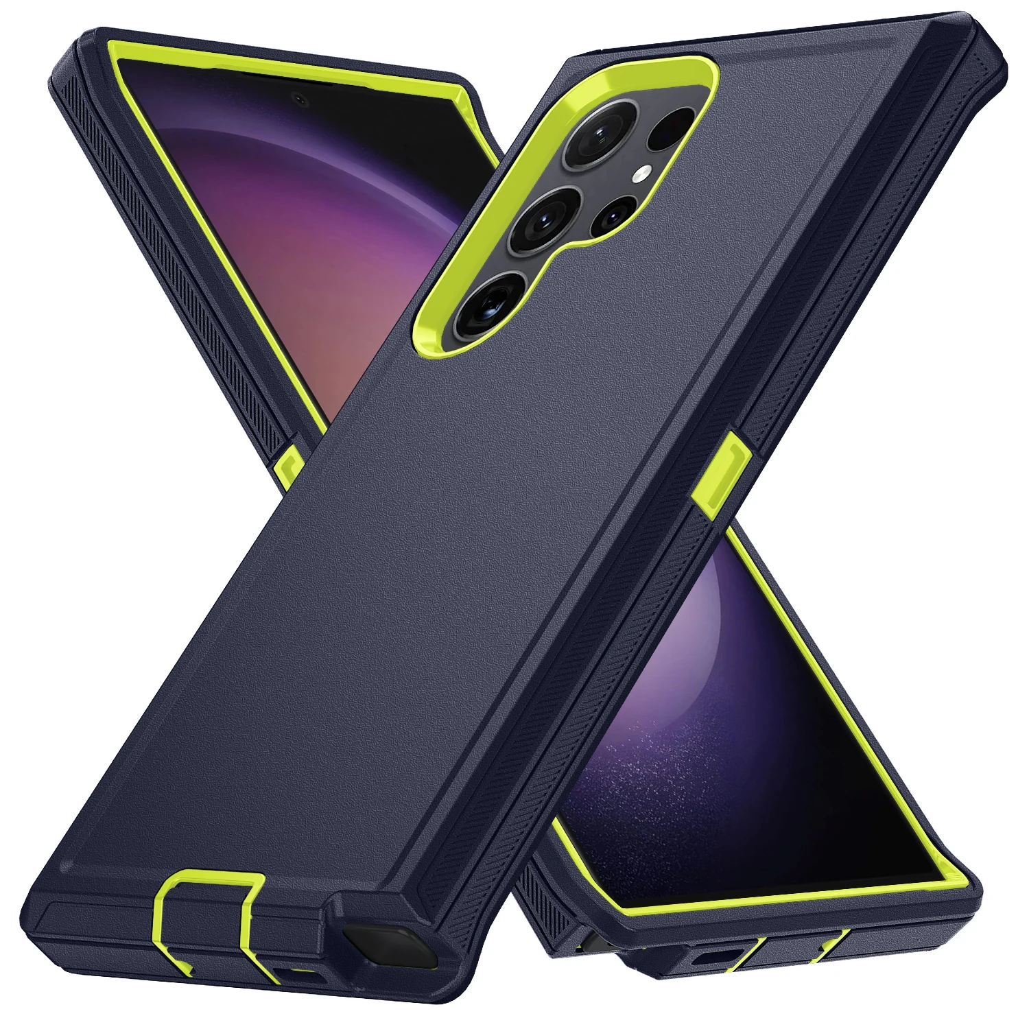 Armor Shockproof Defender Phone Case with Hard PC+TPU Back Cover
