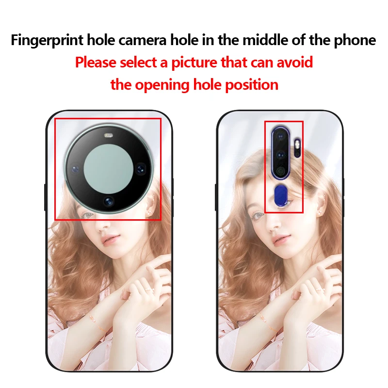 Personalized Photo Phone Case - Custom DIY Glass Silicone Cover