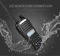 High Power 8W Baofeng UV-82 Walkie Talkie UV82 Dual Band VHF UHF FM Transceiver 10KM Long Range Hunting Two Way Ham CB Radio 2