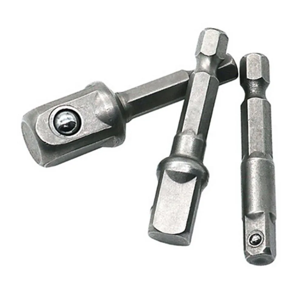 3 Pcs Drill Socket Adapter