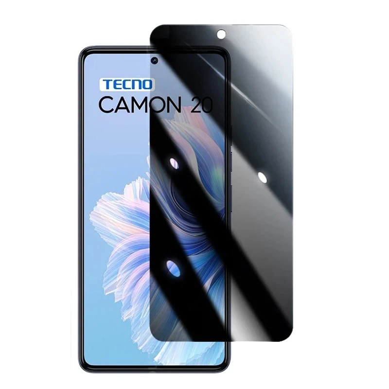 

2PCS Tempered Glass For Tecno Camon 20Pro 20Premier Anti Spy Privacy Protective Film Screen Protector Tecno 20 Pro Premier 5G