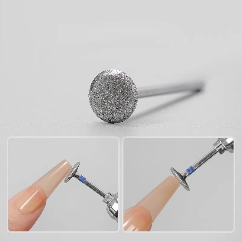 Diamond Metal Nail Drill Bits Disc Bit Electric Foot File Callus Remover Shaft Nail Salon Grinding Head nail drill bit nail drill bits diamond burs cuticle remover bit