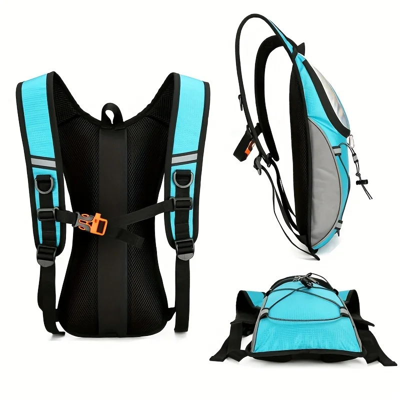 Multi-functional Water Backpack, Portable Cycling Bag With Reflective Strip For Outdoor Mountaineering, Tour, Hiking And Camping