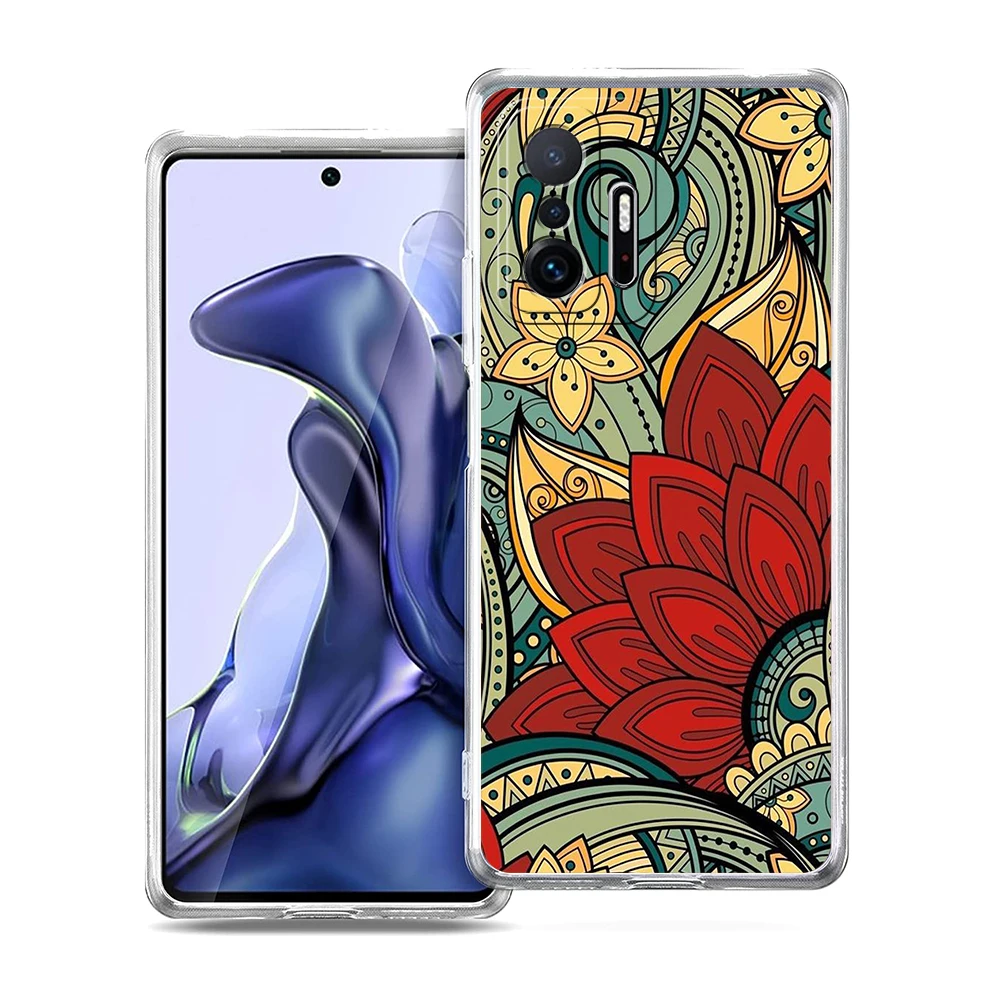Mandala Transparent Soft Shell Phone Case
