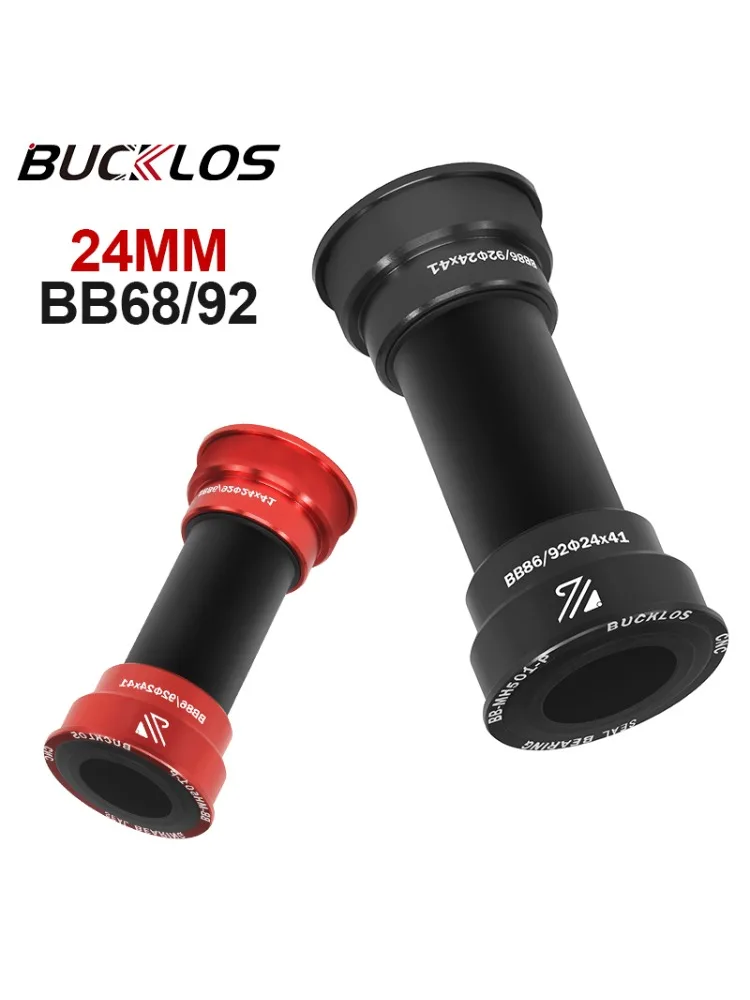 BUCKLOS BB86/92 Fahrrad Tretlager Pressfit Aluminium Legierung Fahrrad BB 24mm Stahl/Keramik Lager MTB Tretlager Achse teil – Detail 1