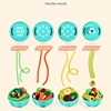Creative DIY Handmade Mold Tool Ice Cream Noodles Machine Colorful Plasticine Making Toys Kids Play House Toys Colored Clay Gift 3