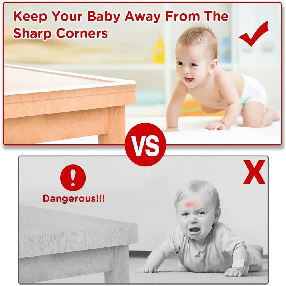 Table Edge Guard Furniture Corner Protector Strip Self Adhesive Transparent Kids Collision Proof Soft Bumper Baby Safety silicone table corner protector,table corner protector,table edge protector,furniture anti collision strip