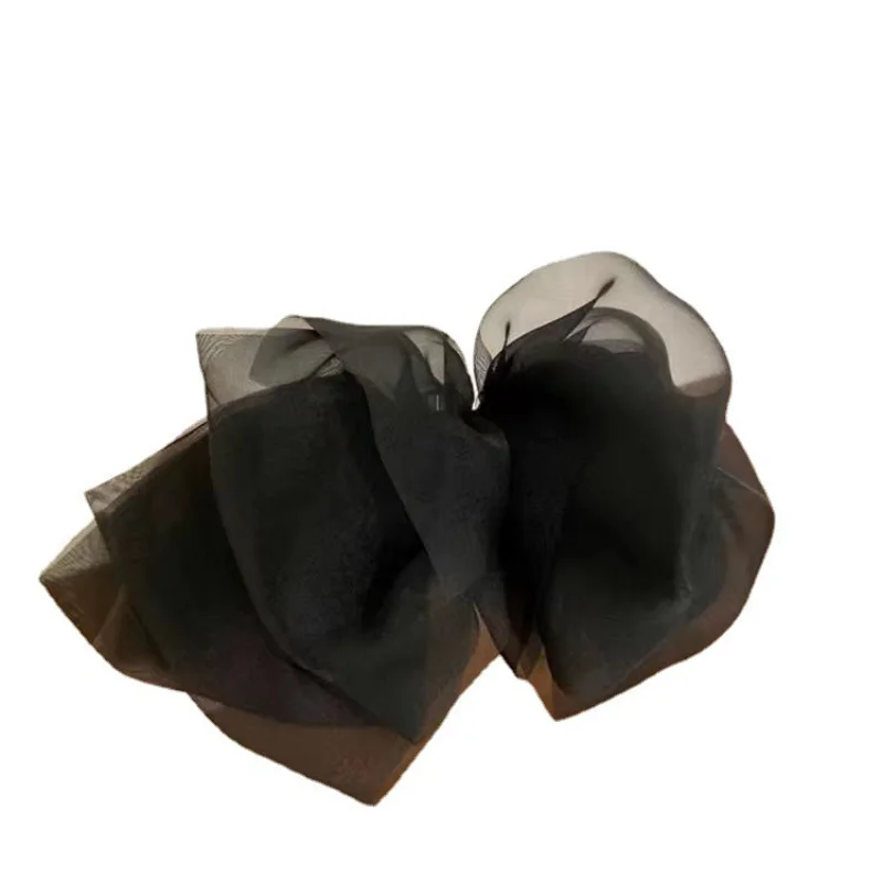 Fermaglio per capelli in Chiffon Bowknot fermaglio per Bowknot Super grande per donna comodo copricapo accessori per capelli donna accessori per abbigliamento - immagine 5