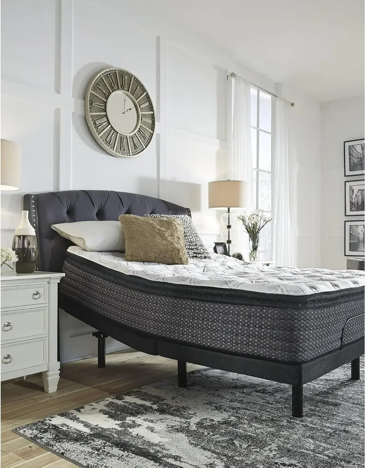 Queen Mattresses Size Limited Edition 11 inch Plush Pillowtop Hybrid Mattress Lumbar Support Gel Memory Foam