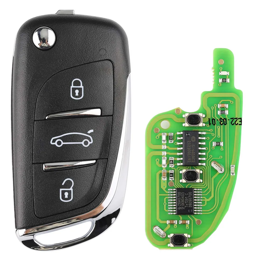 Xhorse Xnds00En Chiave Per Auto A Distanza Universale Wireless Per Ds Style 3 Pulsanti Xn002 Per Strumento Programmatore Vvdi2 5 Pz/Lotto