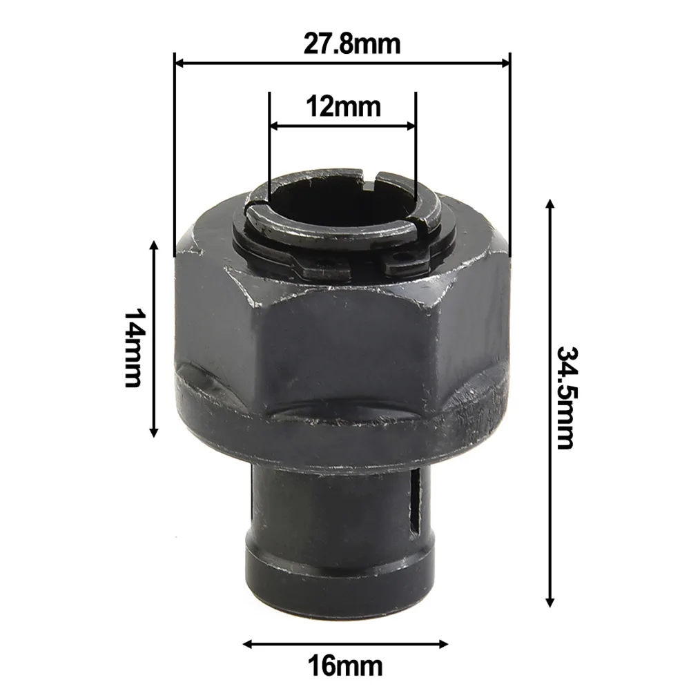 Milling Tool Collet Chuc Rotary Tool Carbon Steel Collet Electric Router Milling Cutter Workshop