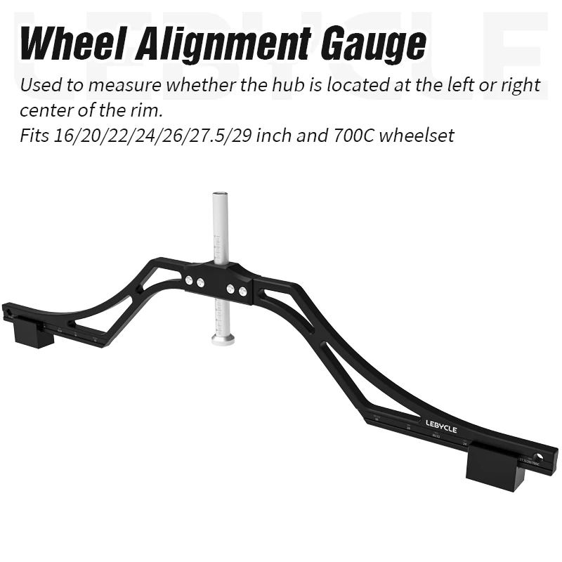 LEBYCLE دراجة عجلة محاذاة مقياس دراجة زهرة طبل دائ...