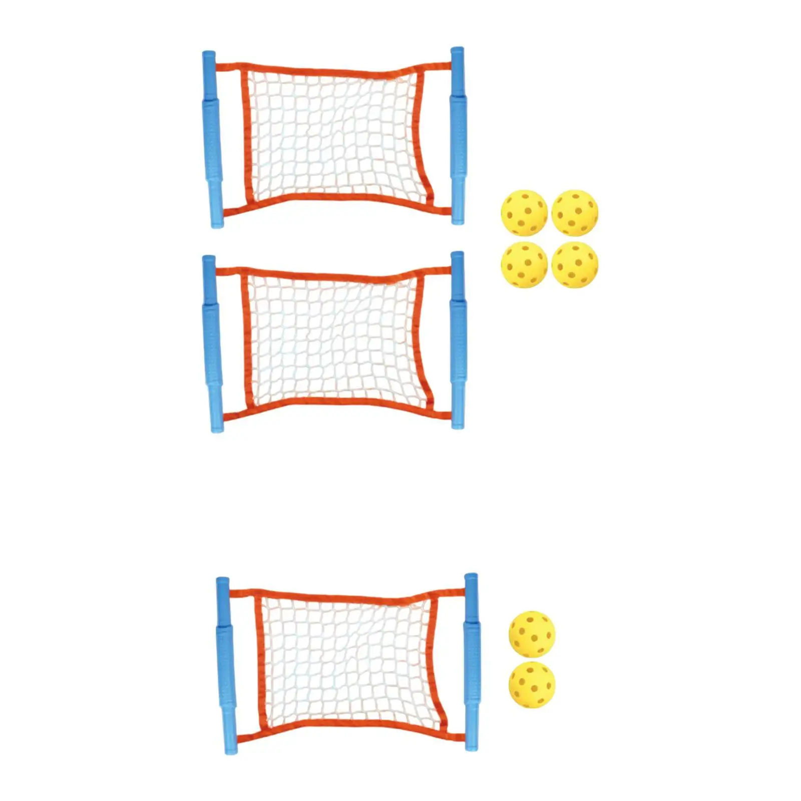 Ball Game Set Lightweight with Balls Outdoor Play Toy for Families Teens