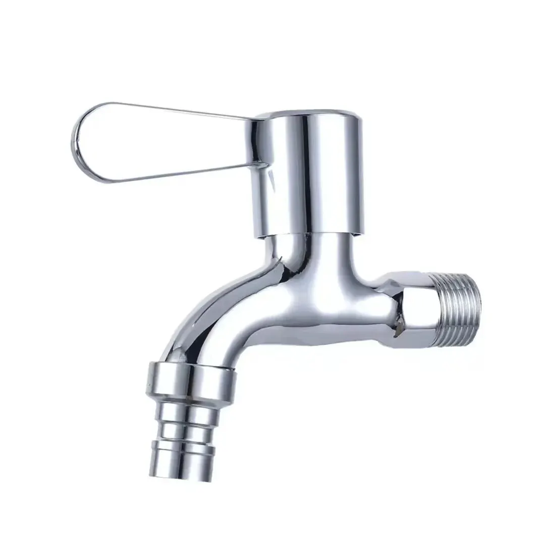 Copper electroplating washing machine faucet