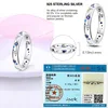 Bague en argent sterling 925 véritable, forme de cœur, trèfle, bijoux pour femmes, cadeau d'anniversaire, de fiançailles