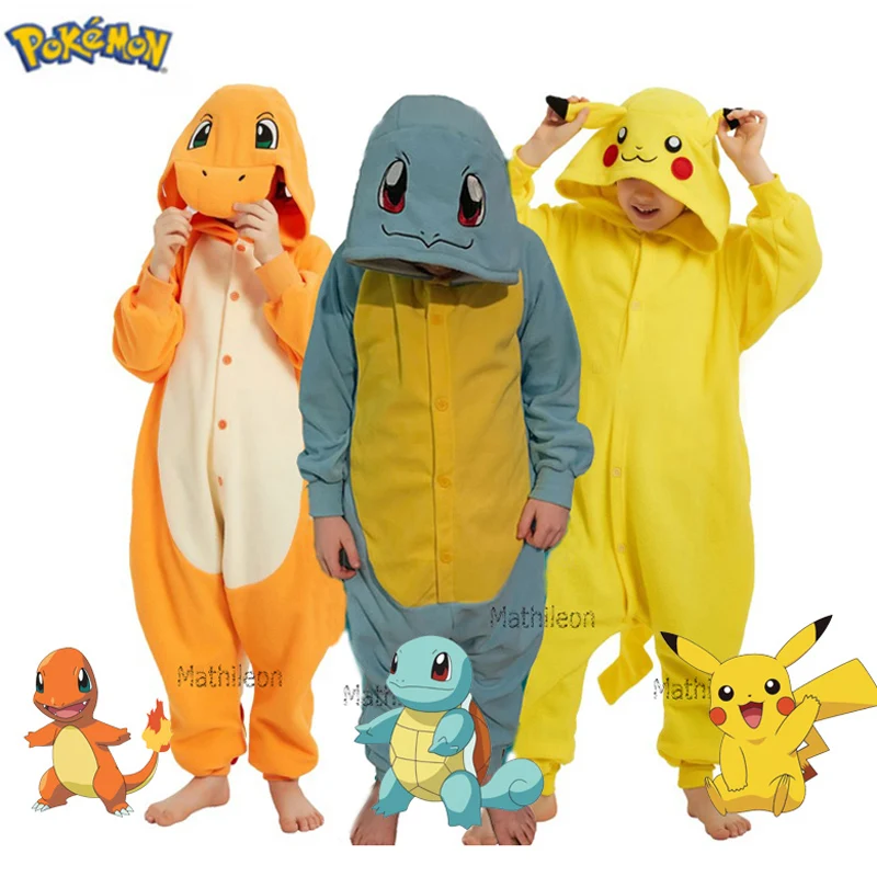PokemonCosplayCharmanderKidsOnesiesGengarKigurumiFullBody