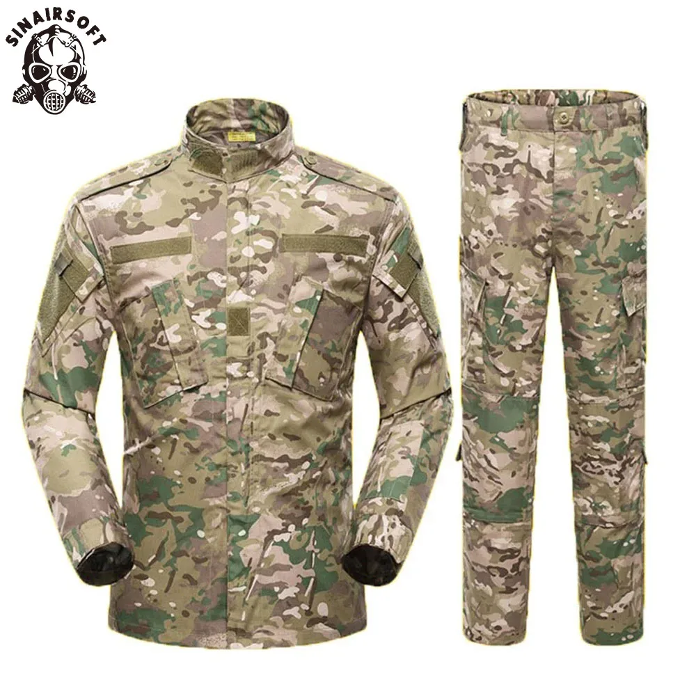 

SINAIRSOFT Waterproof Camouflage Combat Clothing Set, Tactical BDU, Outdoor Sport, Hunting Apparel Accessories