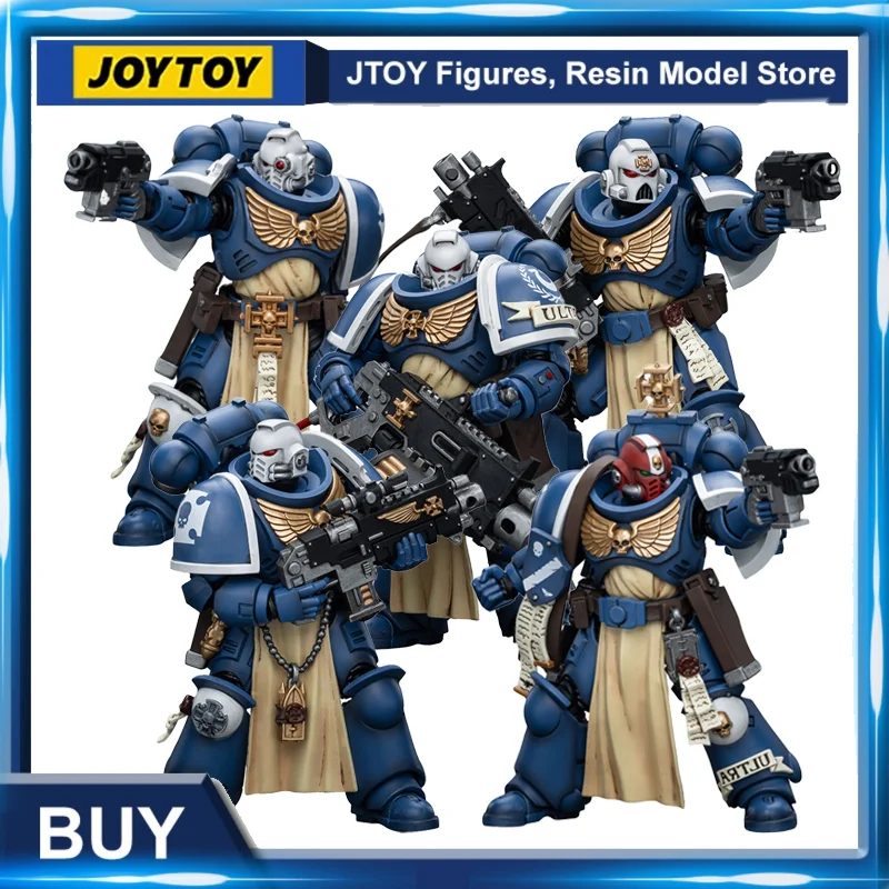 [Предзаказ] экшн-фигурки JOYTOY Warhammer 40K 1/18, новые ультрамарины Sternguard Veteran, 5 шт. аниме-моделей, игрушки в подарок