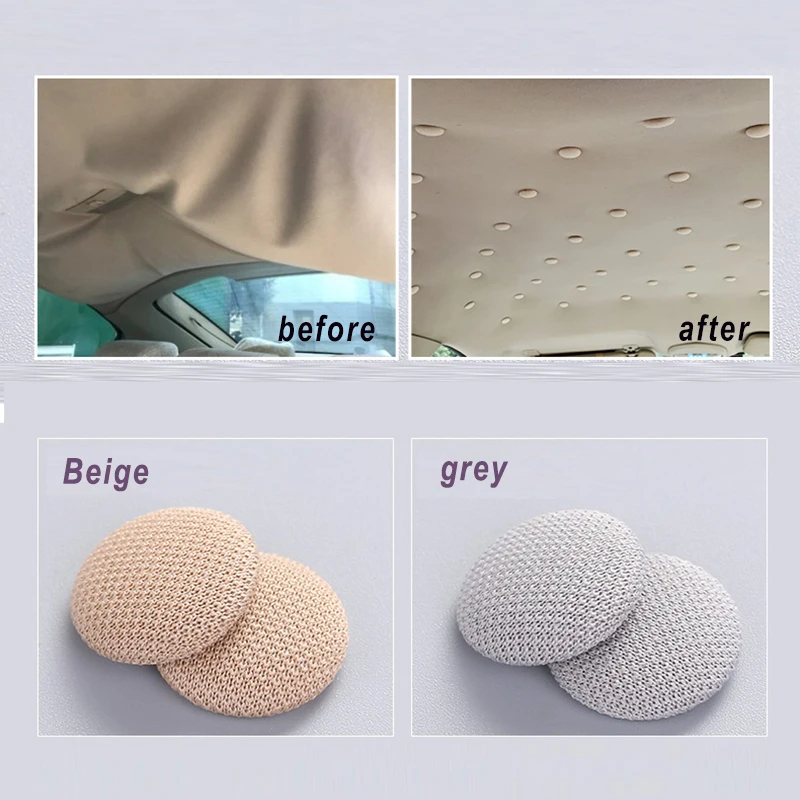 10Pcs Car Styling Service Parts Pulsanti Fibbia Del Tetto Dell'Auto Accessori Interni Dell'Auto Per Volvo S40 S60 S80 Xc60 Xc90 V40 V60 C30 Xc7