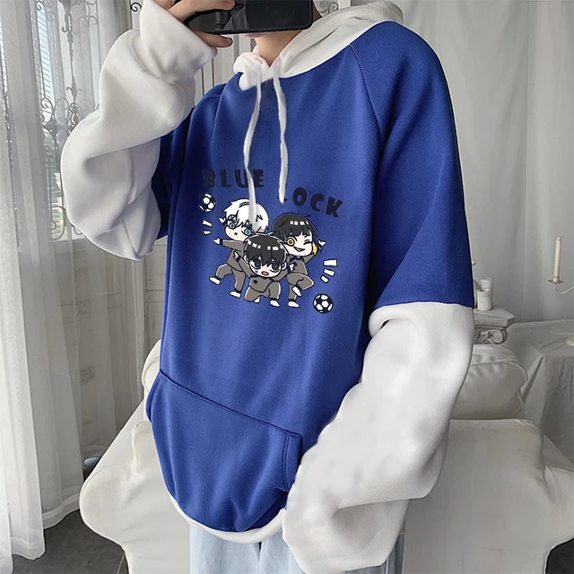 Bachira Meguru Anime Blue Lock Hoodie Anime Sweatshirt Harajuku Pullover  Tops Streetwear Man Woman