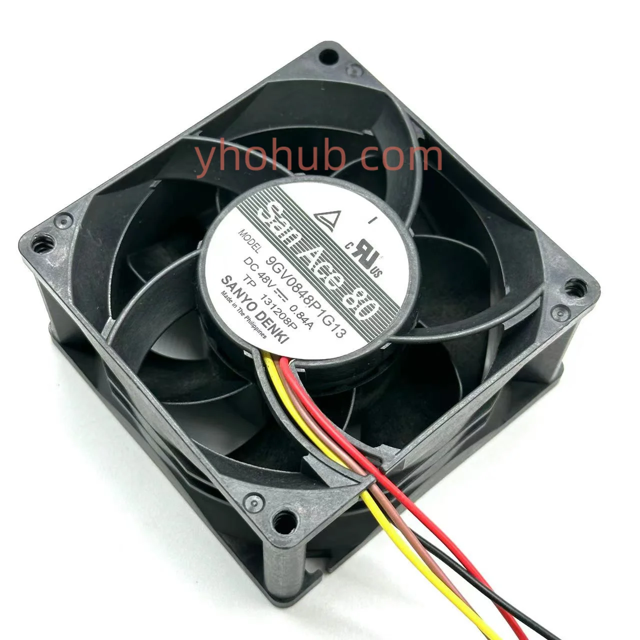 Refrigeração do Servidor de Fios da C.c. 48v 0.84a 80x80x38 mm de Sanyo Denki 9gv0848p1g13 fã de