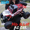 ZWN 1:12 / 1:16 4WD RC Car With Led Lights 2.4G Radio Remote Control Cars Buggy Off-Road Control Trucks Boys Toys for Children 1