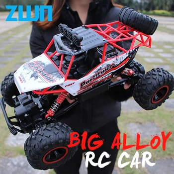 ZWN 1:12 / 1:16 4WD RC Car With Led Lights 2.4G Radio Remote Control Cars Buggy Off-Road Control Trucks Boys Toys for Children 1