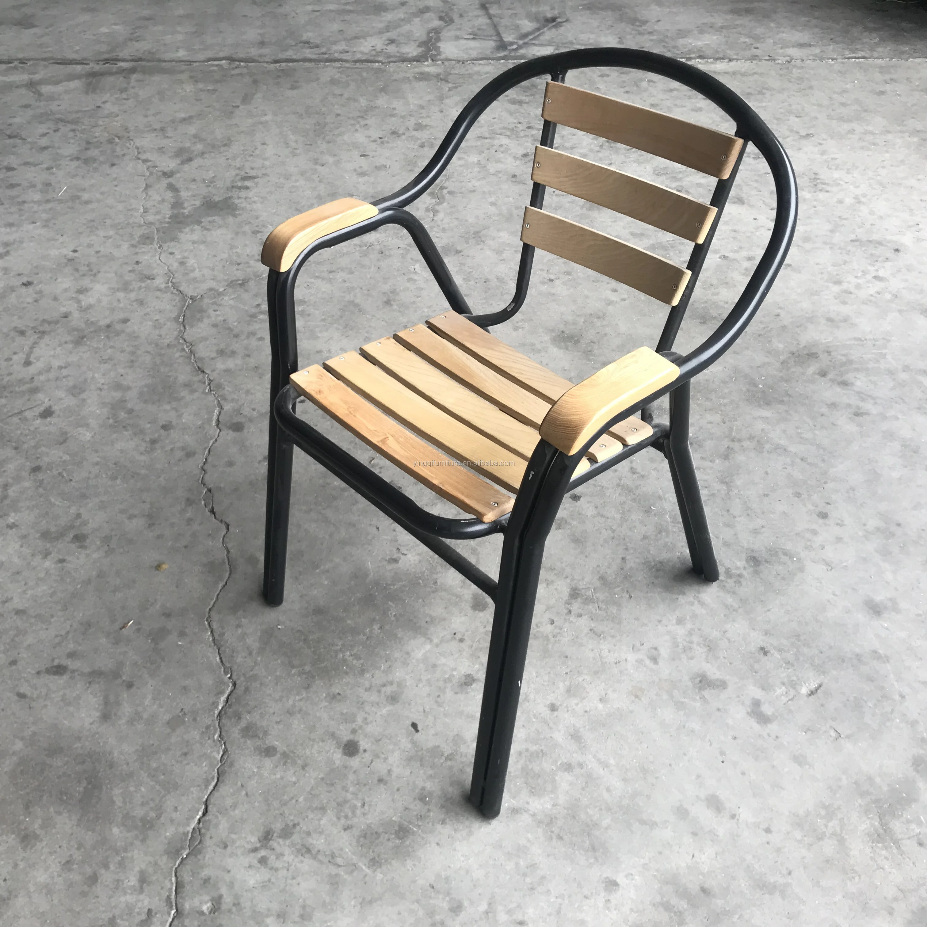 Hotel Modern Wooden Lounge Coffee Chairs