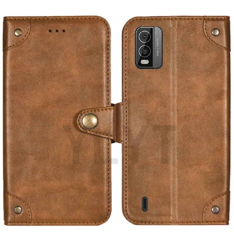 iTien Retro High-Quality Flip Deluxe Leather Phone Wallet Case