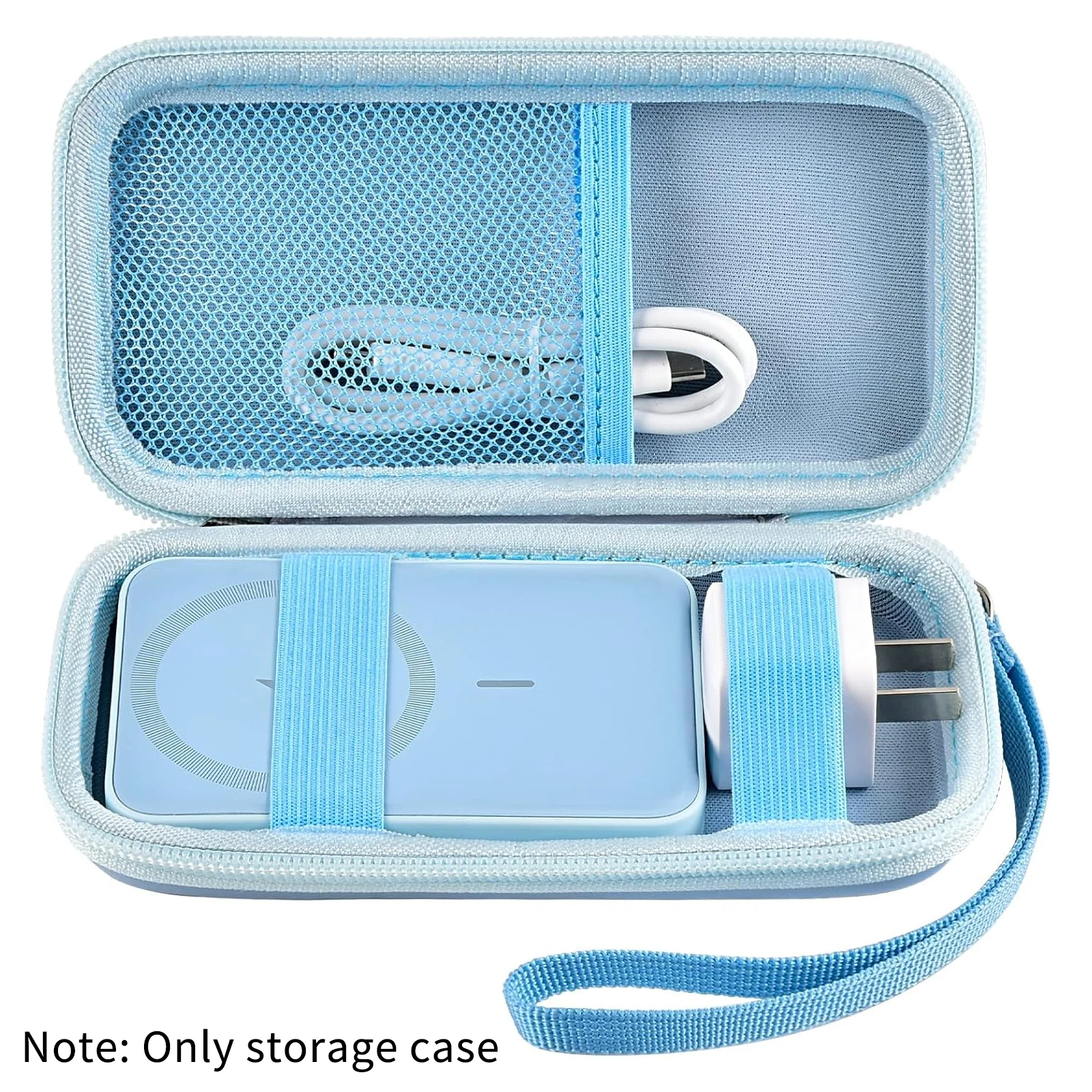 Case Compatible with Anker for Magnetic Portable Charger 5,000mAh Wireless Portable Charger Power Bank Storage Holder