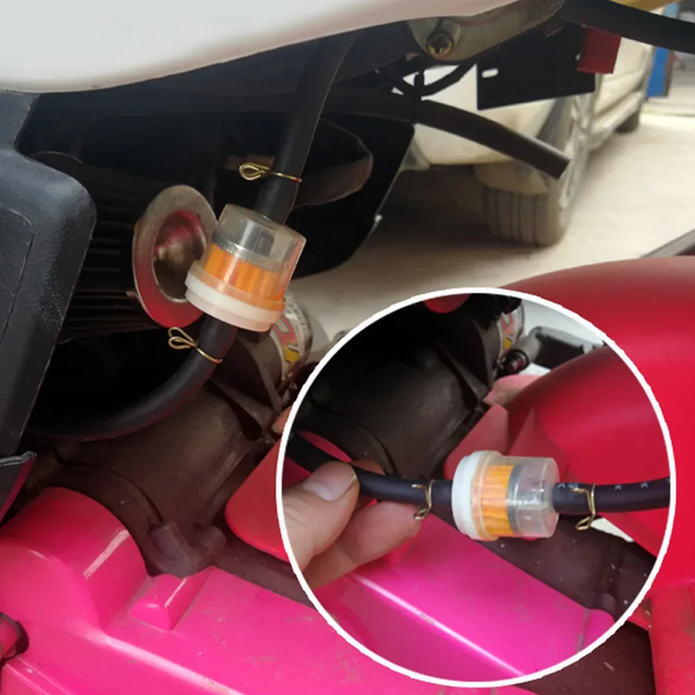 Professional Inline Gas Fuel and Oil Filter Kit - 10pcs