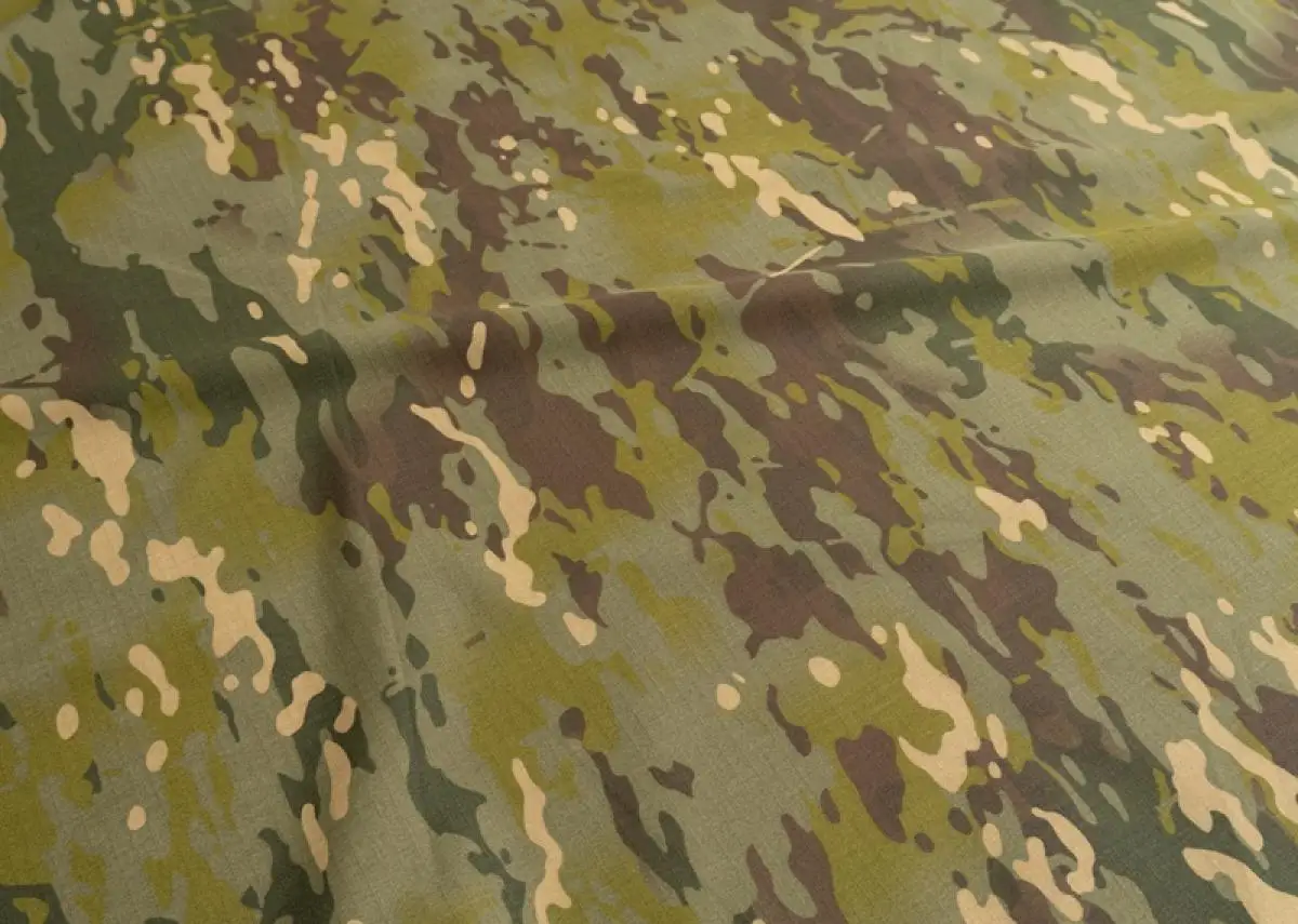 Tessuto Multicam All Terrain Camouflage Check Tessuto Ripstop Traspirante E Resistente All'Abrasione Larghezza 150Cm