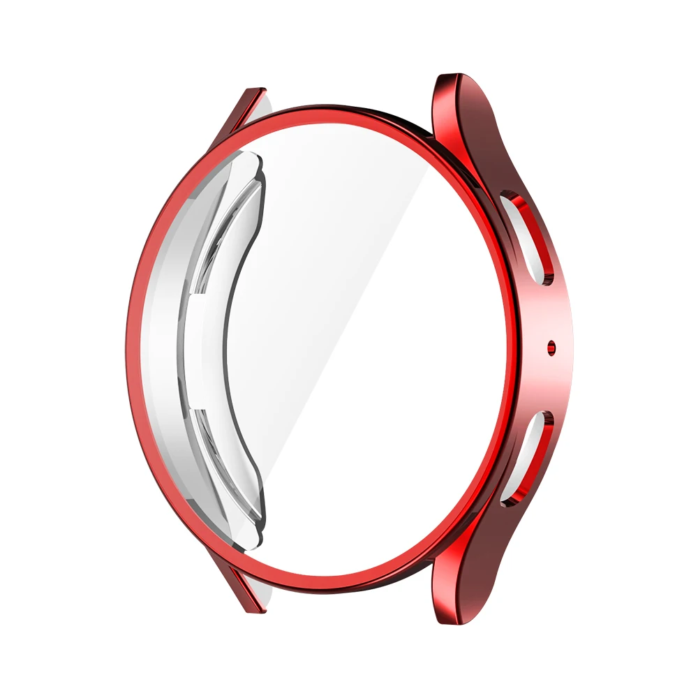 thumbnail image 1 of Funda protectora para Samsung Galaxy Watch 7 4 5 6 40 mm 44 mm, funda de silicona TPU, protección de pantalla, accesorios completos, 1 of 5
