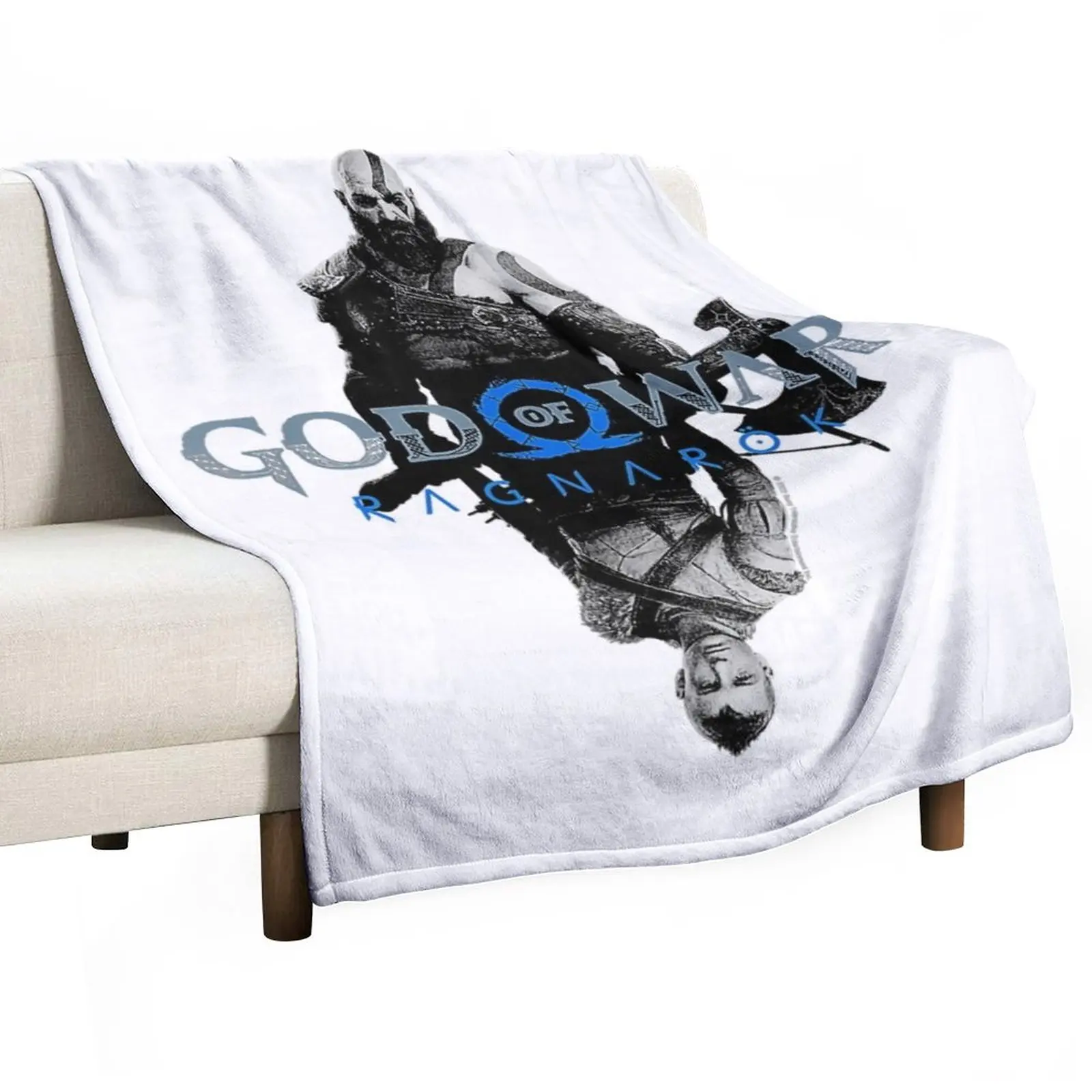 God Of War _ Ragnarok Kratos E Atreus Coperta Morbida Coperta Scozzese Per Bambino